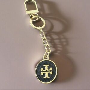 Tory Burch Monogram logo key ring